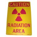 Mirion Technologies Caution Radiation Area Sign, 10x7 140034